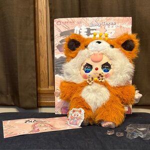 Baby Three - AI 800% Confirmed Childlike Fox 🦊 2 Different Colored Crying Eyes